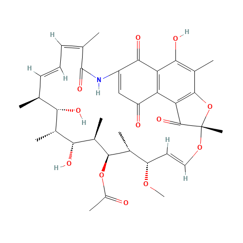 1,4-Dideoxy-1,4-dihydro-1,4-dioxo-rifamycin (CAS: 13553-79-2) - Related Chemical Product