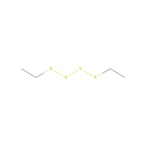 diethyl tetrasulphide (CAS: 13730-34-2) - Chemical Structure and Molecular Formula 