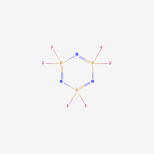 HEXAFLUOROCYCLOTRIPHOSPHAZENE (CAS: 15599-91-4) - Chemical Structure and Molecular Formula 
