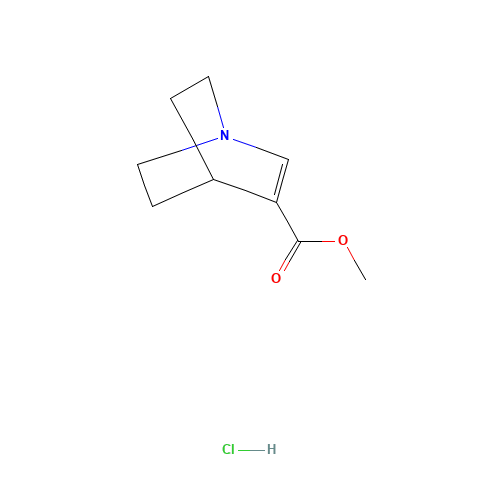 1-Azabicyclo[2.2.2]oct-2-ene-3-carboxylic acid methyl ester hydrochloride (CAS: 33630-87-4) - Related Chemical Product