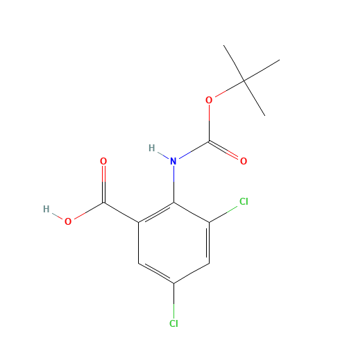 2-TERT-BUTOXYCARBONYLAMINO-3,5-DICHLOROBENZOIC ACID (CAS: 669713-58-0) - Related Chemical Product