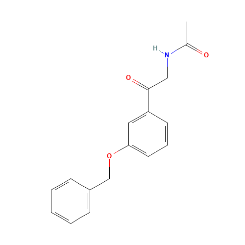 N-(2-(3-(benzyloxy)phenyl)-2-oxoethyl)acetamide (CAS: 115852-00-1) - Related Chemical Product