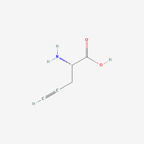 L-Propargylglycine (CAS: 23235-01-0) - Chemical Structure and Molecular Formula 