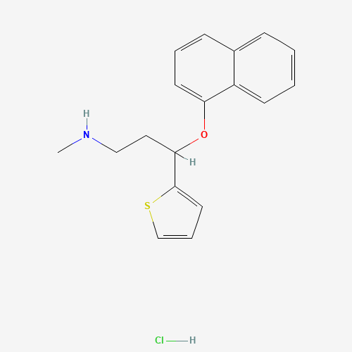 (RS)-N-Methyl-gama-(1-naphthalenyloxy)-2-thiophenepropanamine hydrochloride (CAS: 116817-11-9) - Related Chemical Product