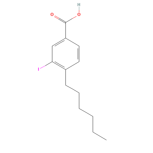 4-hexyl-3-iodobenzoic acid (CAS: 1131614-31-7) - Related Chemical Product