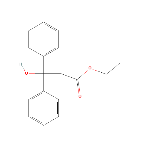 b-Hydroxy-b-phenylbenzenepropionic acid ethyl ester (CAS: 894-18-8) - Related Chemical Product