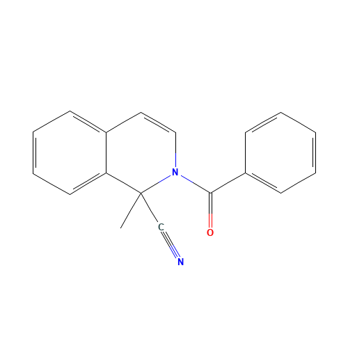 2-Benzoyl-1,2-dihydro-1-methyl-1-isoquinolinecarbonitrile (CAS: 16576-32-2) - Related Chemical Product