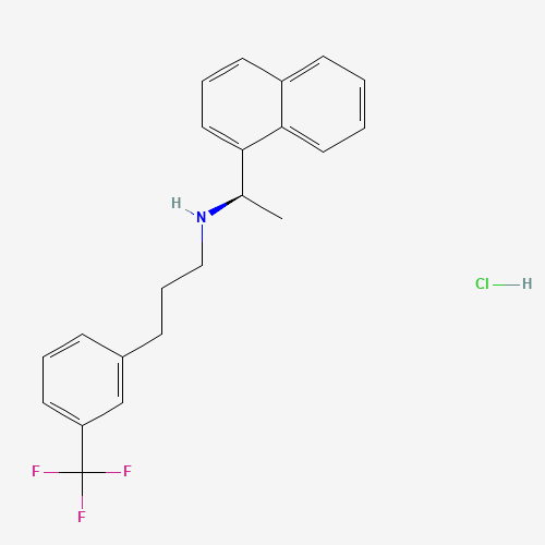 Cinacalcet hydrochloride (CAS: 364782-34-3) - Chemical Structure and Molecular Formula 