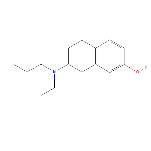 (+/-)-7-HYDROXY-2-DIPROPYLAMINOTETRALIN HYDROBROMIDE (CAS: 74938-11-7) - Related Chemical Product