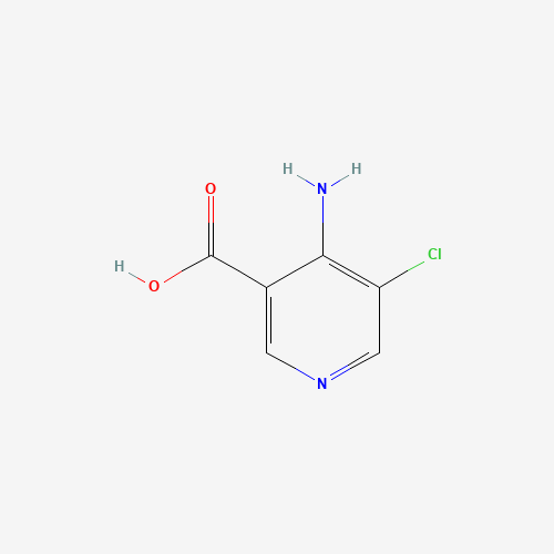 4-Amino-5-chloronicotinic acid (CAS: 52834-09-0) - Chemical Structure and Molecular Formula 