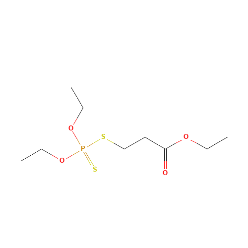Phosphorodithioic acid O,O-diethyl S-[2-(ethoxycarbonyl)ethyl] ester (CAS: 5969-94-8) - Related Chemical Product