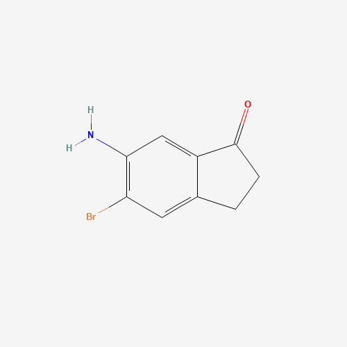 6-AMINO-5-BROMO-2,3-DIHYDRO-1H-INDEN-1-ONE (CAS: 723760-71-2) - Related Chemical Product