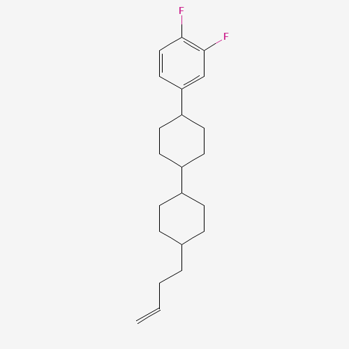 Benzene,4-[4'-(3-butenyl)[1,1'-bicyclohexyl]-4-yl]-1,2-difluoro-,[trans(trans)]- (CAS: 155266-68-5) - Related Chemical Product