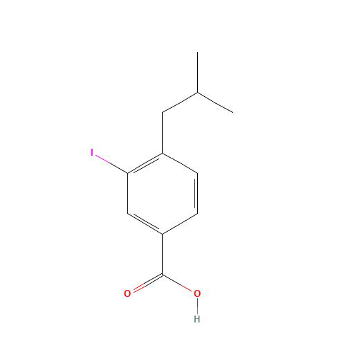 3-iodo-4-isobutylbenzoic acid (CAS: 1131588-08-3) - Related Chemical Product
