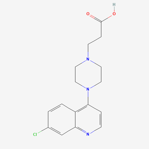 3-(4-(7-chloroquinolin-4-yl)piperazin-1-yl)propanoic acid (CAS: 925673-45-6) - Related Chemical Product
