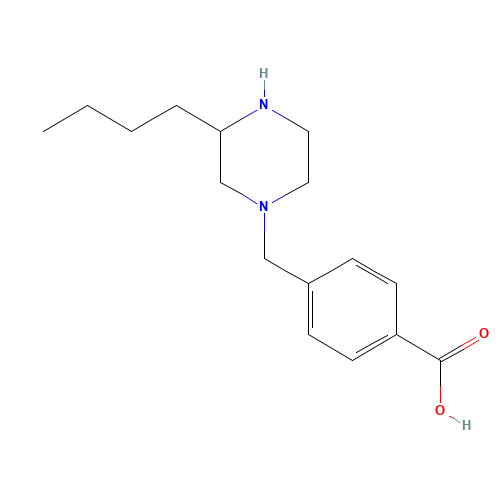 1-(4-carboxyphenyl methyl)-3-n-butyl piperazine (CAS: 1131622-33-7) - Related Chemical Product