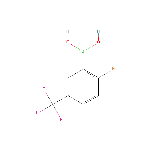 2-Bromo-5-(trifluoromethyl)phenylboronic acid (CAS: 957034-38-7) - Related Chemical Product