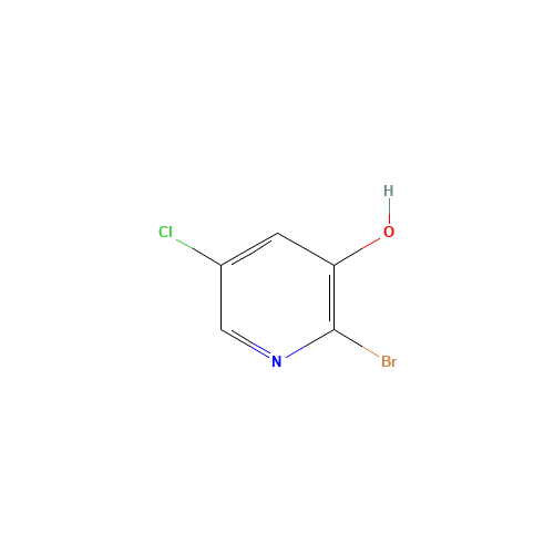 2-BROMO-3-HYDROXY-5-CHLOROPYRIDINE (CAS: 127561-70-0) - Chemical Structure and Molecular Formula 