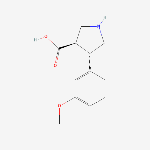 Trans-4-(3-methoxyphenyl)pyrrolidine-3-carboxylic acid (CAS: 1049978-87-1) - Related Chemical Product