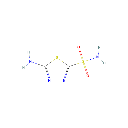 5-AMINO-1,3,4-THIADIAZOLE-2-SULFONAMIDE (CAS: 14949-00-9) - Related Chemical Product