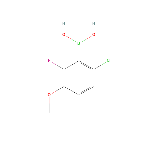 6-Chloro-2-fluoro-3-methoxyphenylboronicacid (CAS: 867333-04-8) - Related Chemical Product