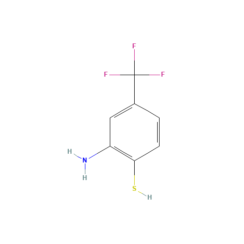 2-AMINO-4-(TRIFLUOROMETHYL)THIOPHENOL3-AMINO-4-MERCAPTOBENZOTRIFLUORIDE (CAS: 19406-49-6) - Related Chemical Product