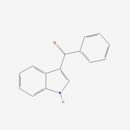 3-benzoylindole (CAS: 15224-25-6) - Chemical Structure and Molecular Formula 