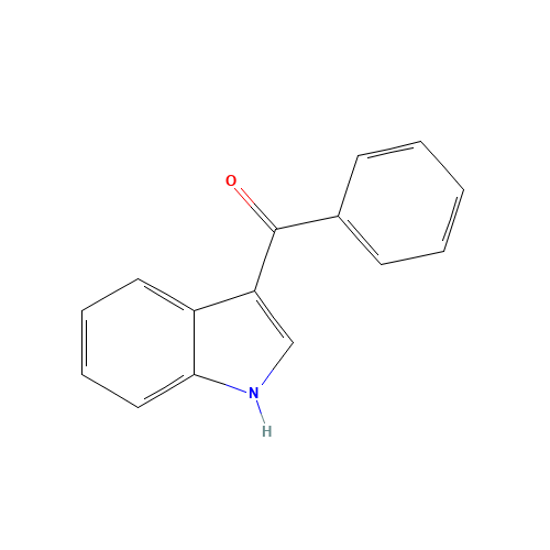3-benzoylindole (CAS: 15224-25-6) - Chemical Structure and Molecular Formula 