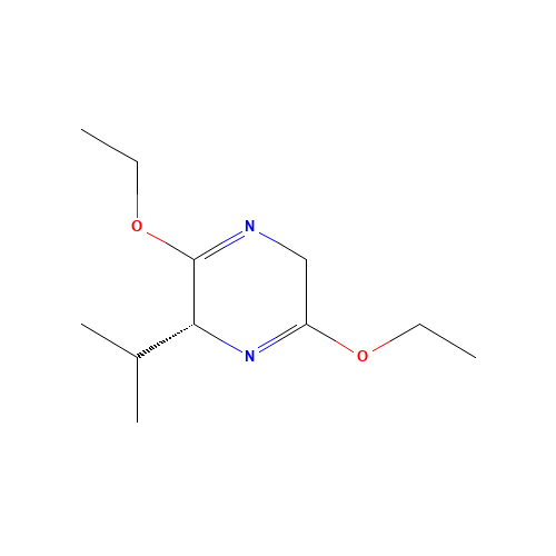 (R)-2,5-Dihydro-3,6-diethoxy-2-isopropylpyrazine (CAS: 110117-71-0) - Related Chemical Product