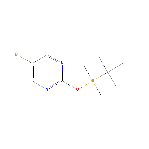 5-BROMO-2-(TERT-BUTYLDIMETHYLSILYLOXY)PYRIMIDINE (CAS: 121519-00-4) - Related Chemical Product