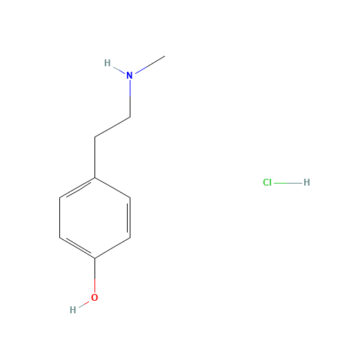4-[2-(Methylamino)ethyl]phenol hydrochloride (CAS: 13062-76-5) - Related Chemical Product