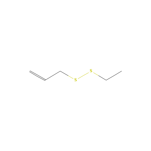 Ethyl allyl disulfide (CAS: 72437-63-9) - Chemical Structure and Molecular Formula 