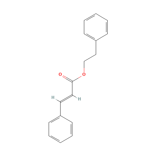Phenethyl cinnamate (CAS: 103-53-7) - Chemical Structure and Molecular Formula 