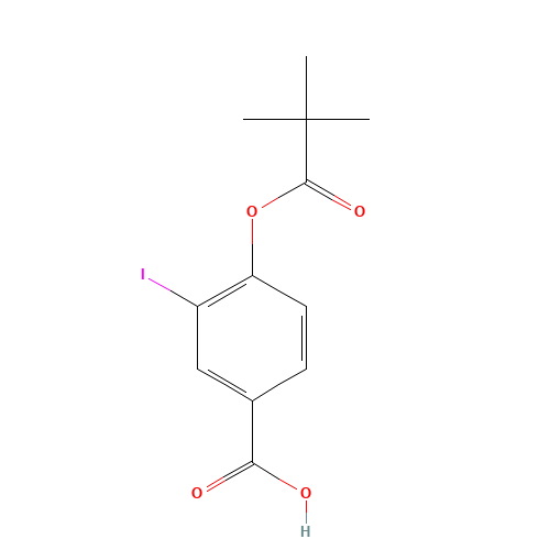 3-iodo-4-(pivaloyloxy)benzoic acid (CAS: 1131614-76-0) - Related Chemical Product