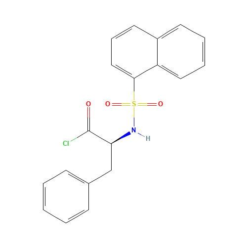 N-(1-NAPHTHALENESULFONYL)-L-PHENYLALANYL CHLORIDE (CAS: 146864-62-2) - Related Chemical Product