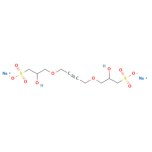 Disodium 3,3'-(2-butyne-1,4-diylbis(oxy))bis(2-hydroxypropanesulphonate) (CAS: 67874-62-8) - Related Chemical Product