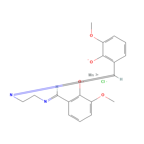 SALEN-MN (CAS: 81065-76-1) - Chemical Structure and Molecular Formula 