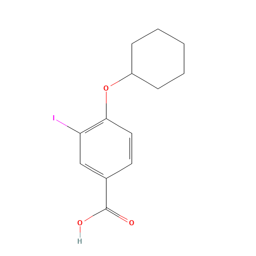 4-(cyclohexyloxy)-3-iodobenzoic acid (CAS: 1131614-67-9) - Related Chemical Product