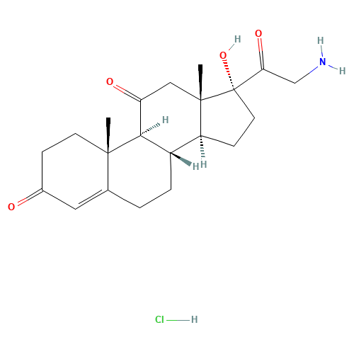 21-Amino-17-hydroxypregn-4-ene-3,11,20-trione hydrochloride (CAS: 110428-56-3) - Related Chemical Product