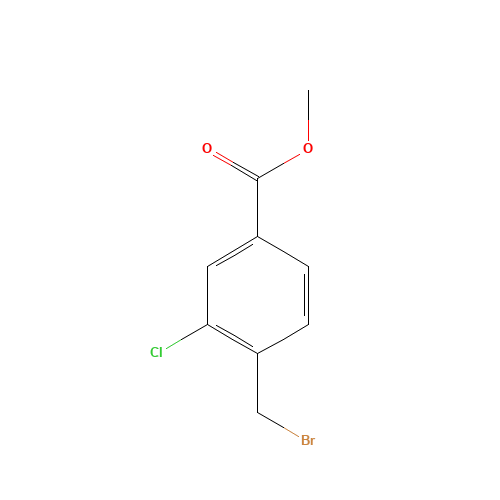 METHYL 4-(BROMOMETHYL)-3-CHLOROBENZOATE (CAS: 74733-30-5) - Related Chemical Product