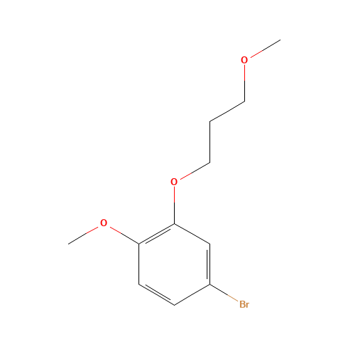4-Bromo-1-methoxy-2-(3-methoxy-propoxy)-benzene (CAS: 173336-76-0) - Related Chemical Product