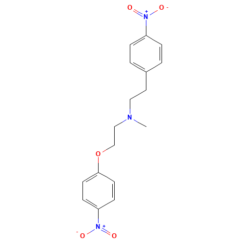 N-Methyl-N-(2-(4-nitrophenoxy)ethyl)-2-(4-nitrophenyl)ethanamine (CAS: 115287-37-1) - Related Chemical Product
