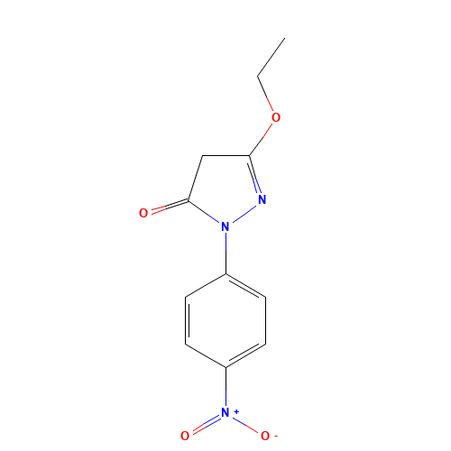 3-Ethoxy-1-(4-nitrophenyl)-2-pyrazolin-5-one (CAS: 4105-90-2) - Related Chemical Product