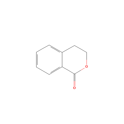 3,4-dihydro-1H-2-benzopyran-1-one (CAS: 4702-34-5) - Chemical Structure and Molecular Formula 