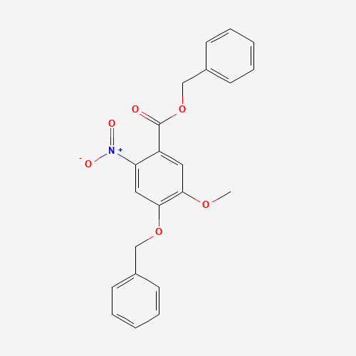 Benzyl 4-(benzyloxy)-5-methoxy-2-nitrobenzoate (CAS: 205259-40-1) - Related Chemical Product