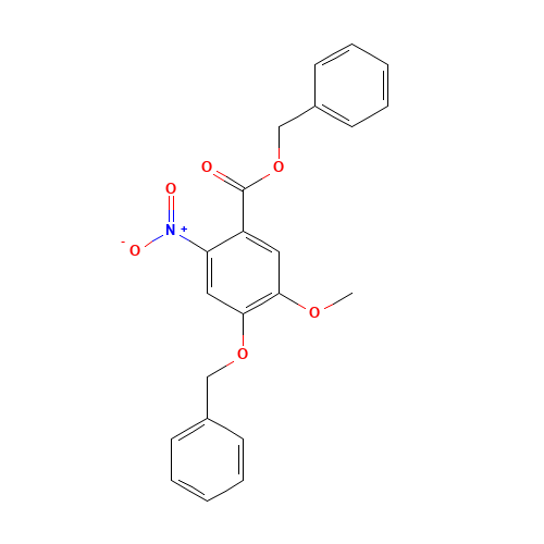Benzyl 4-(benzyloxy)-5-methoxy-2-nitrobenzoate (CAS: 205259-40-1) - Related Chemical Product