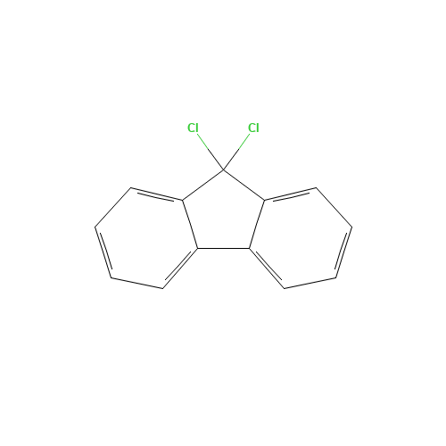 9,9-DICHLOROFLUORENE (CAS: 25023-01-2) - Chemical Structure and Molecular Formula 
