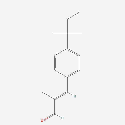 3-[4-(1,1-Dimethylpropyl)phenyl]-2-methyl-2-propenal (CAS: 67468-55-7) - Related Chemical Product