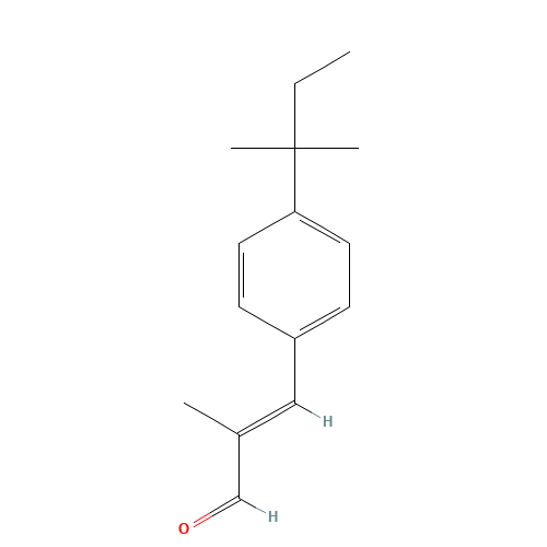 3-[4-(1,1-Dimethylpropyl)phenyl]-2-methyl-2-propenal (CAS: 67468-55-7) - Related Chemical Product