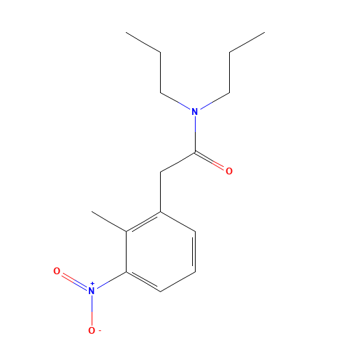 2-Methyl-3-nitro-N,N-dipropylphenylacetamide (CAS: 91374-22-0) - Related Chemical Product